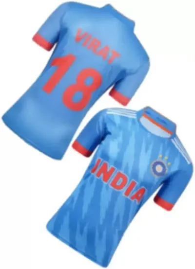 ODI India WORLDCUP VIRAT Jersey with Back Name VIRAT 2022-23 -(Mens Kids)(15-16Years)