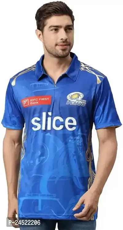 Reliable Multicoloured Polyester Printed Sports Jerseys Polos For Men