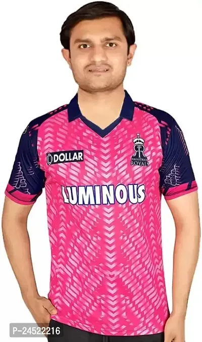 Reliable Multicoloured Polyester Printed Sports Jerseys Polos For Men-thumb0