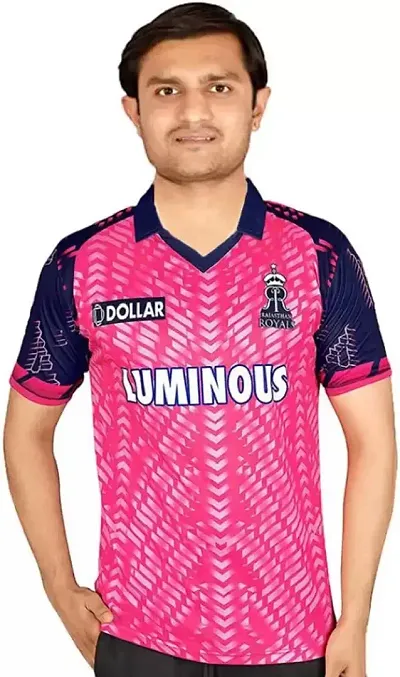 Reliable IPL  Polyester Printed Sports Jerseys Tees For Men