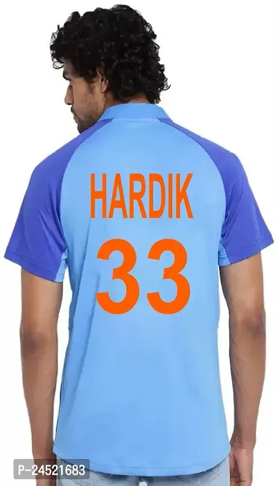 Reliable Blue Polyester Printed Sports Jerseys Tees For Men-thumb0
