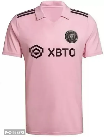 Reliable Pink Polyester Printed Sports Jerseys Polos For Men-thumb0