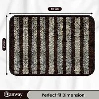 Microfiber Striped Door Mats Pack Of 1-thumb1