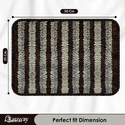 Microfiber Striped Door Mats Pack Of 1-thumb2