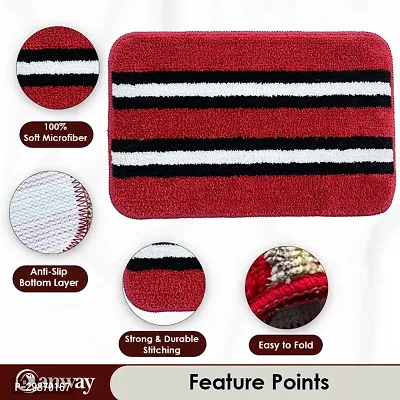 Microfiber Striped Door Mats Pack Of 1-thumb5