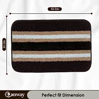 Microfiber Striped Door Mats Pack Of 1-thumb1