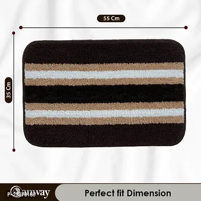 Microfiber Striped Door Mats Pack Of 1-thumb2