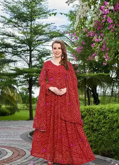 Hot Selling Georgette Ethnic Gowns 