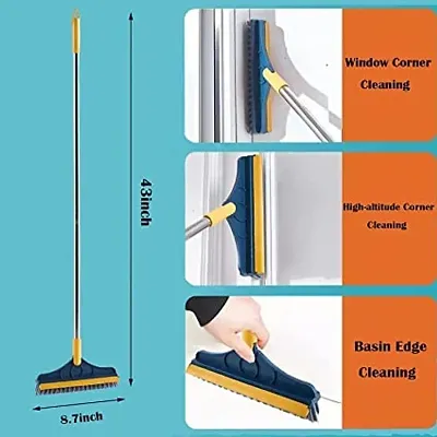 Floor Brush Crevice Cleaning Brush in Long Handle Rotating for Bathroom  Kitchen