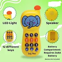 Baby Musical Mobile Toy for Kids Bpa Free Toys with Music and Light Effect 1PCS Phone for Girls and Boys Multi-Color Telephone for Baby Phone for Kids, Cartoon Cellphone Toys with Light  Sound Toys f-thumb3