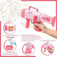 32 Holes Bubble Gun with Solution, Rocket Boom Bubble Makers for Kids. Multicolor   ChatGPT-thumb3