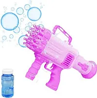 32 Holes Bubble Gun with Solution, Rocket Boom Bubble Makers for Kids. Multicolor   ChatGPT-thumb4