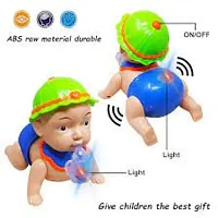 Musical Baby Crawling Toy for Kids with 3D Lights  Music Toys for Babies - Multicolor-thumb1