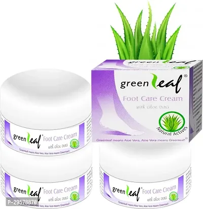 Greenleaf Foot Care Cream For Dry Chapped And Cracked Skin 50 G