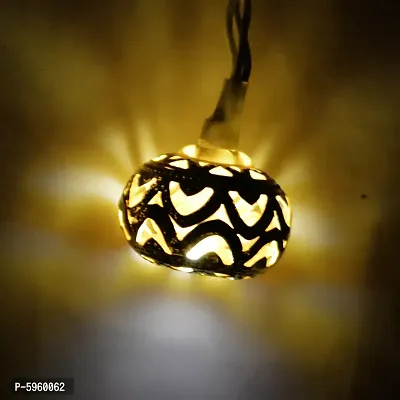 14 Rounded String LED Fairy Lights for Diwali Christmas Wedding, 3.65m, Golden, Diwali LED Lights, Best Gift For Diwali (SC-120E)-thumb2
