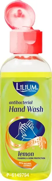 LILIUM Foaming Hand Wash Lemon Hand Wash Bottle (200 ml)-thumb0