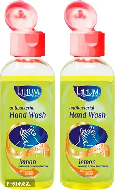 LILIUM Foaming Hand Wash Lemon Hand Wash Bottle (2 x 200 ml)-thumb0