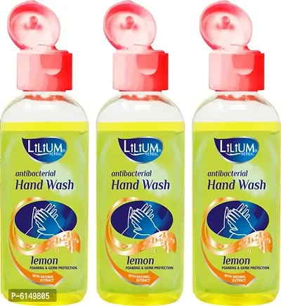 LILIUM Foaming Hand Wash Lemon Hand Wash Bottle (3 x 60 ml)-thumb0