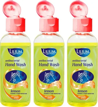 LILIUM Foaming Hand Wash Lemon Hand Wash Bottle (3 x 60 ml)