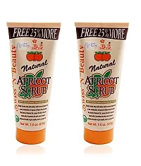 Adbeni NATURAL APRICOT SCRUB 212g Pack of 2 Bundle With Liner  Rubber Band -PHSP-thumb4