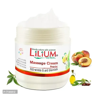 Lilium Herbal Regular Massage Cream 500ml-thumb0