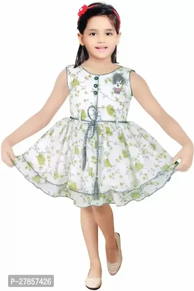 Classic Cotton Frock for Kids Girl-thumb0