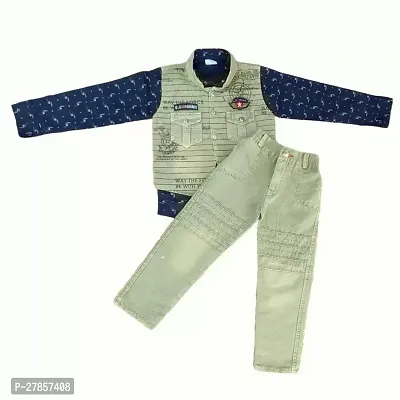 Classic Printed Clothing Sets for Kids Boy-thumb0