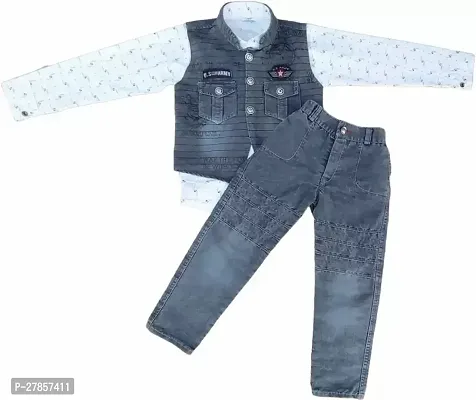 Classic Printed Clothing Sets for Kids Boy-thumb0