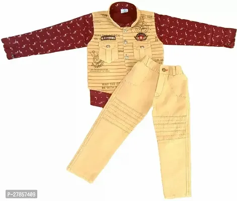 Classic Printed Clothing Sets for Kids Boy