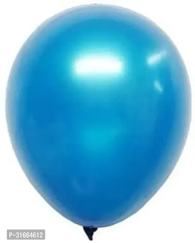 Solid Happy Birthday Decoration Metallic Balloon Blue, Pack Of 1-thumb2