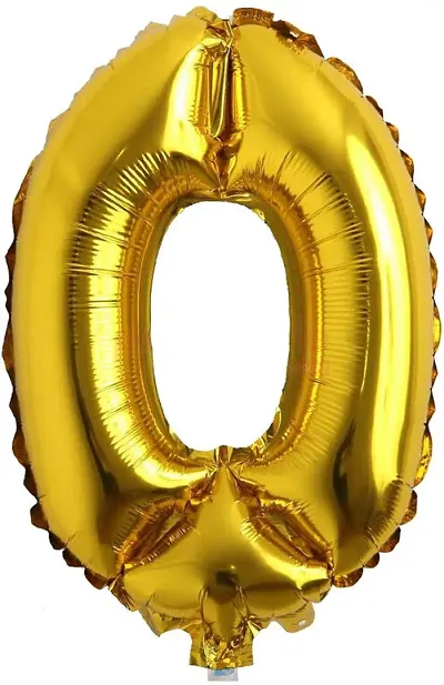 Jindal Party Products Air-Filled 16 inch Number Foil Balloon for Birthday | Wedding | Anniversary Decoration Party