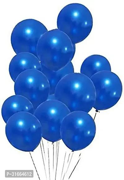 Solid Happy Birthday Decoration Metallic Balloon Blue, Pack Of 1-thumb0