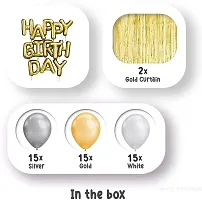 Solid Happy Birthday Balloon Multicolor, Pack Of 60-thumb1