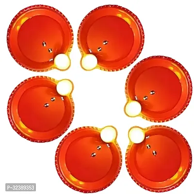 Stylish Water Sensor Diya Lights For Home Decor Pack Of 6-thumb0