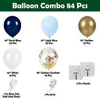 Solid Happy Birthday/Anniversary Balloon Multicolor, Pack Of 84-thumb1