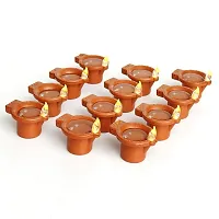 PARTY PARAGON Water Sensor Diya Set Water Sensor LED Diyas Decorative Diya Decorative LED Lights E-Diya I Battery Operated | Diwali Light |Eco-Friendly Diya For Diwali Decoration  (6 Pieces)-thumb2