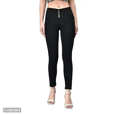 Stylish Cotton Jeans For Women-thumb0