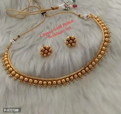 Elegant Copper Necklace Set