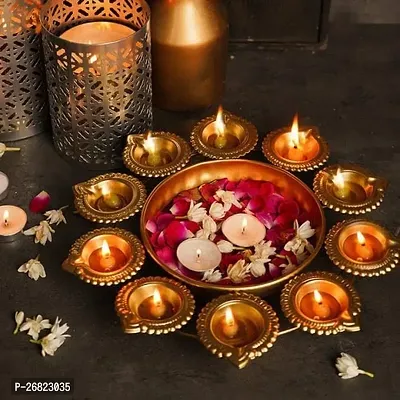 Decorative Urli Bowl for Floating Flowers Tea Light Diyas Festival Decoration