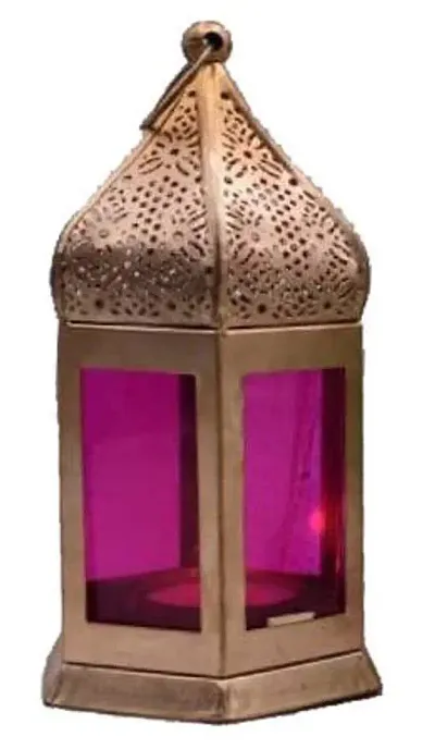 Decorative Hanging Lantern Lamp with t-Light Candle