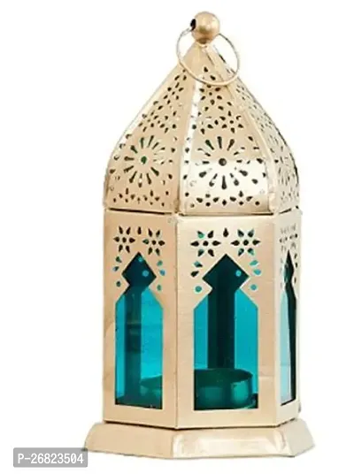 Decorative Hanging Lantern Lamp with t-Light Candle-thumb0