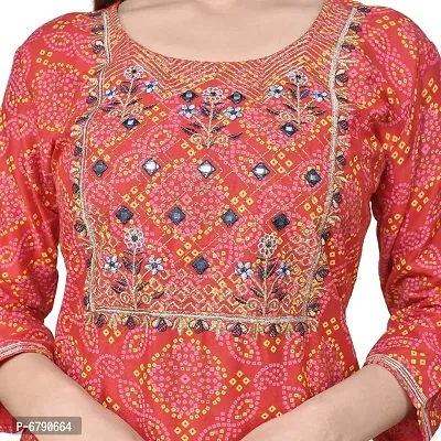 Elegant Cotton Printed Kurti With Sharara Set For Women-thumb3