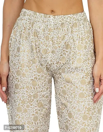 Elegant Bandhej Printed Cotton Kurti With Pant For Women-thumb4