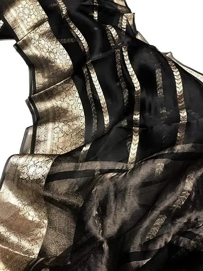 Elegant Silk Blend Saree with Blouse piece 