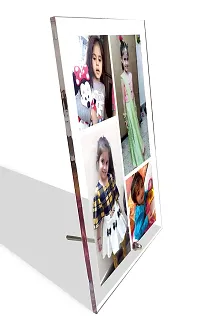 Brown Cloud Personalized Photo Frame/Collage/Memories Printed on Acrylic Sheet with Stand Customised Text Message or Photograph Gift for Family/Friends 8 x 5.75 inch-thumb2