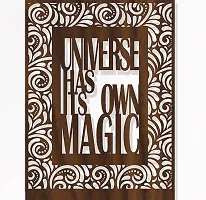 Brown Cloud Customized / Non Customized Decorative Wooden Motivational Inspirational Quote Laser-cut Typography Plaque for Personal / Corporate Gift (DBR 24) (1 Piece)-thumb2