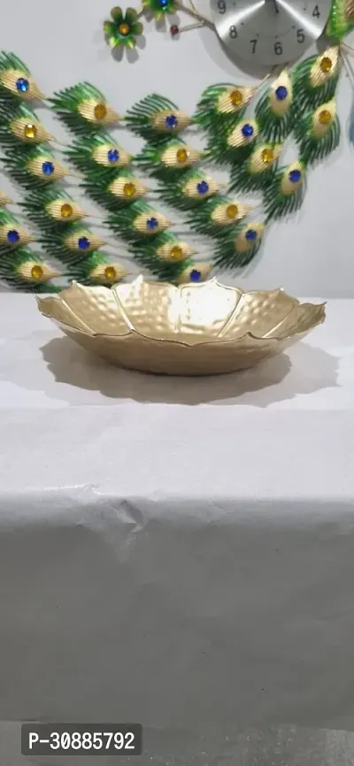 Diwali Decorative Tahsla urli Bowl for Home Decor Pooja Decor  Festival Decor urli Bowl Floor Candle Bowl Gold Bowl