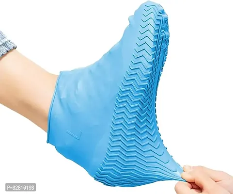 Shoe Cover Reusable Silicon RAIN SPECIAL for Rain,Anti Skid Waterproof Silicone Multicolour PACK OF 1-thumb4