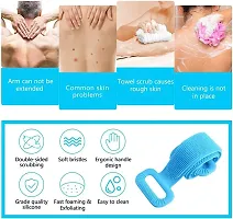 Silicone Bath Body Brush Set for Men and Women, Silicone Loofah and Back Washer PACK OF 1-thumb2