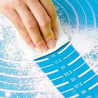 Rolling with Measurements Non-Stick Fondant Dough Mat Liner Heat Resistance PACK OF 1-thumb1